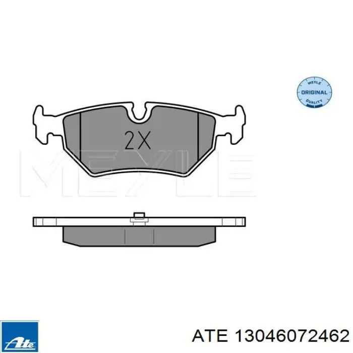 Колодки гальмові задні, дискові 13046072462 ATE