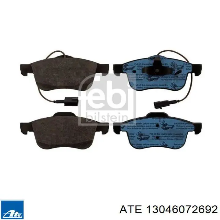 Гальмівні колодки ATE 13046072692 ціна, від 47.89 USD