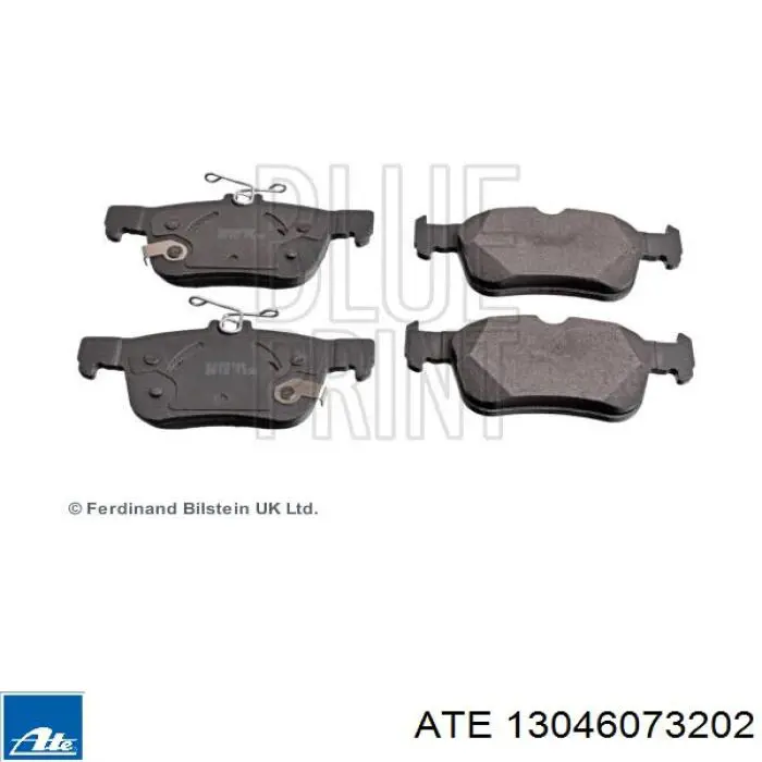 Задні гальмівні колодки ATE 13046073202 ціна, від 46.32 USD