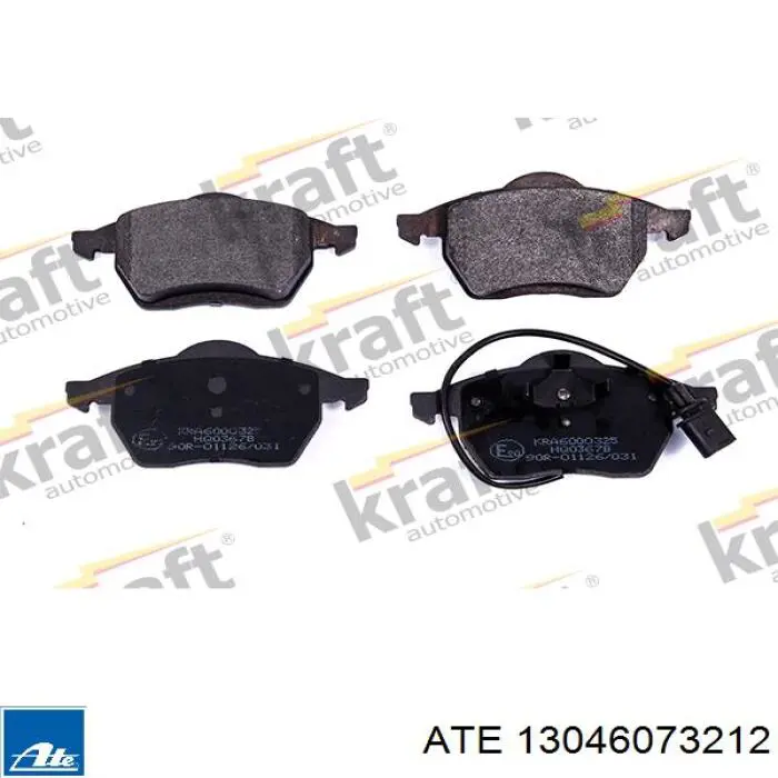 Гальмівні колодки ATE 13046073212 ціна, від 80.48 USD
