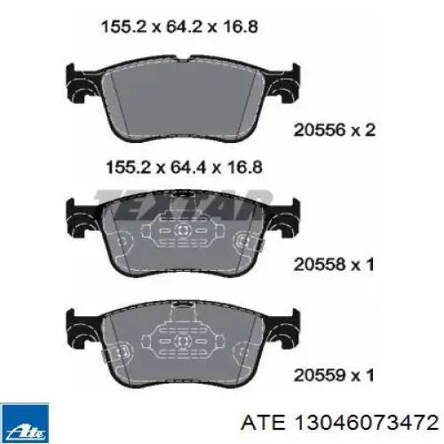 Гальмівні колодки TRW GDB2330 ціна, від 41.44 USD