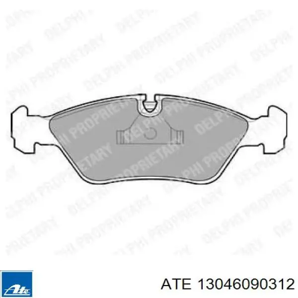 Тормозні колодки ATE 13046090312