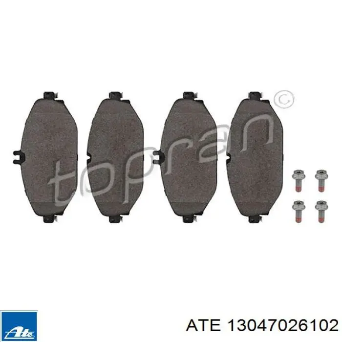 Гальмівні колодки ATE 13047026102 ціна, від 90.62 USD
