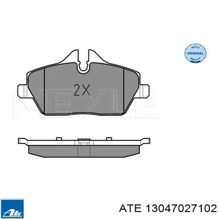 Гальмівні колодки ATE 13047027102 ціна, від 37.79 USD