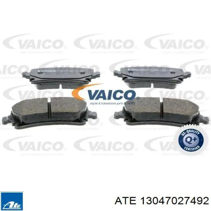 Задні гальмівні колодки ATE 13047027492 ціна, від 33.73 USD