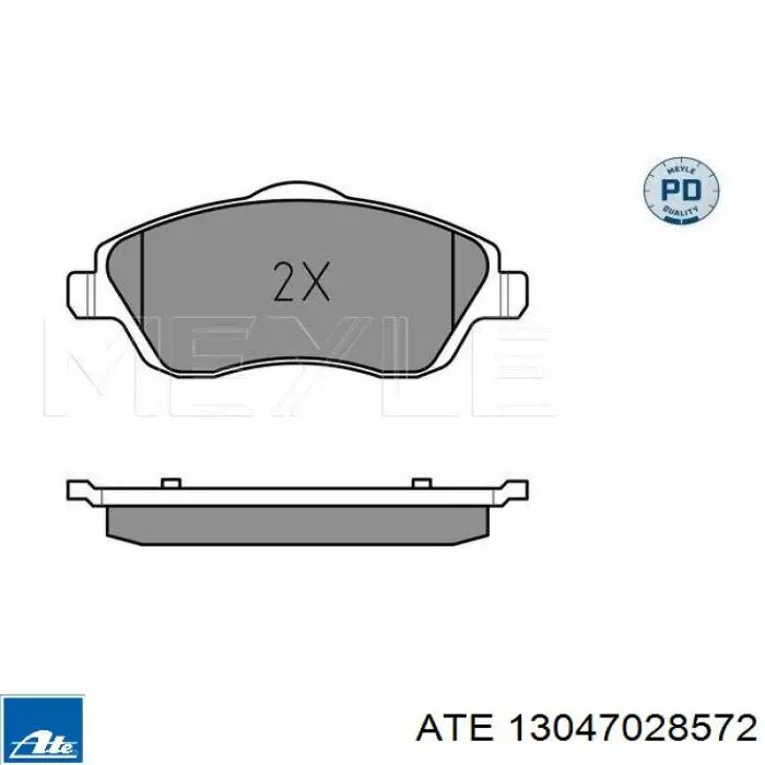 Тормозні колодки ATE 13047028572