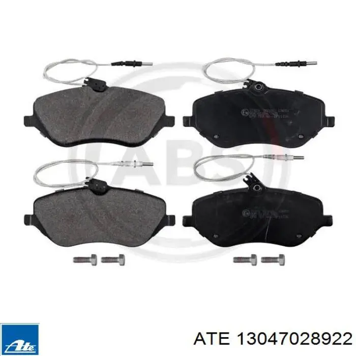 Гальмівні колодки ATE 13047028922 ціна, від 40.15 USD