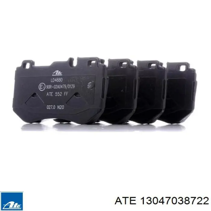 Задні гальмівні колодки ATE 13047038722 ціна, від 35.76 USD