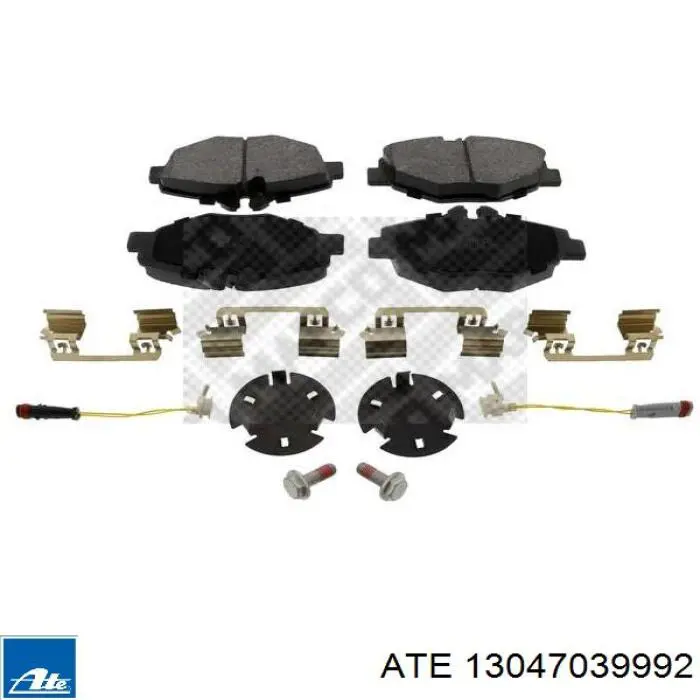 Гальмівні колодки ATE 13047039992 ціна, від 38.47 USD