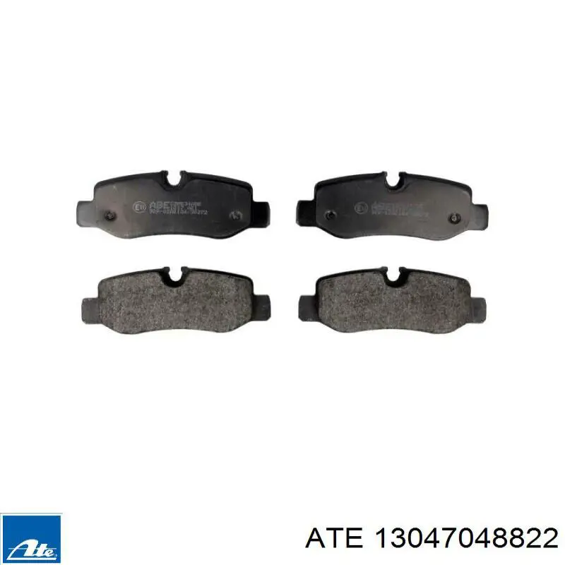Задні гальмівні колодки ATE 13047048822 ціна, від 41.45 USD
