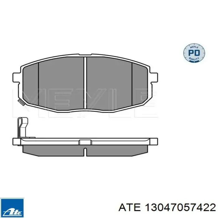 Гальмівні колодки ATE 13047057422 ціна, від 19.33 USD