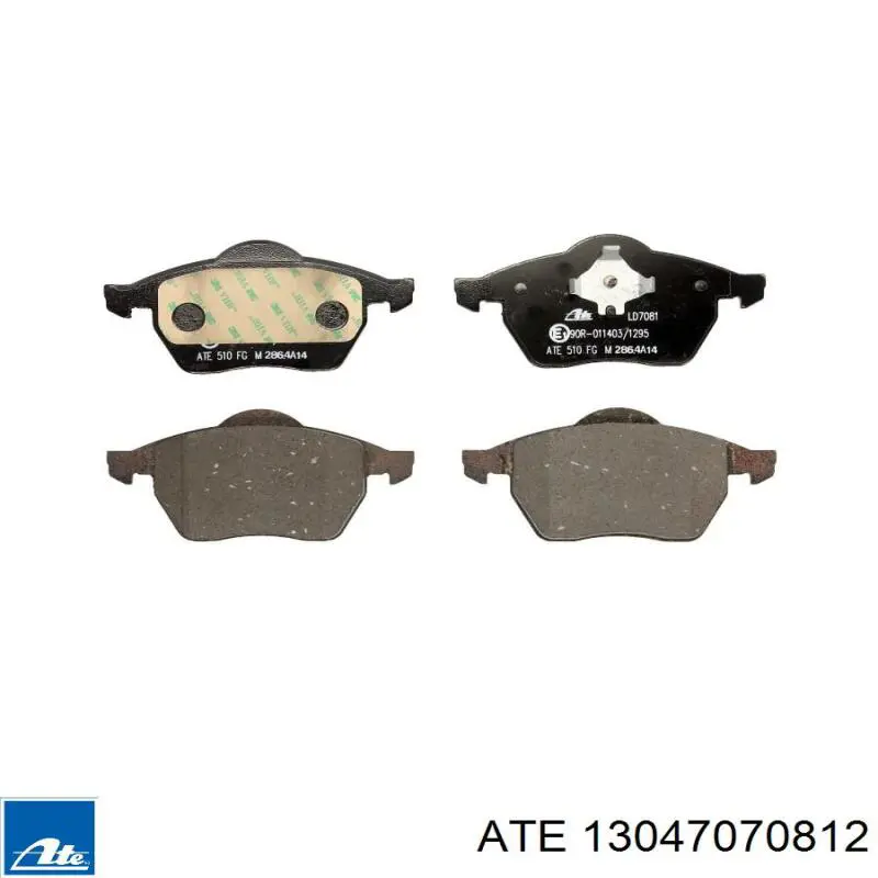 Гальмівні колодки ATE 13047070812 ціна, від 24.63 USD