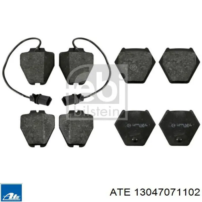 Гальмівні колодки ATE 13047071102 ціна, від 26.19 USD