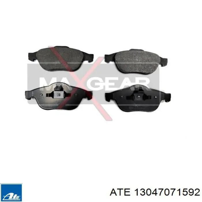 Гальмівні колодки ATE 13047071592 ціна, від 24.13 USD