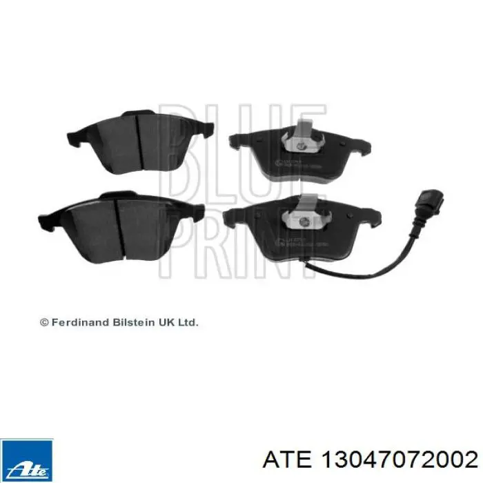 Гальмівні колодки ATE 13047072002 ціна, від 43.99 USD