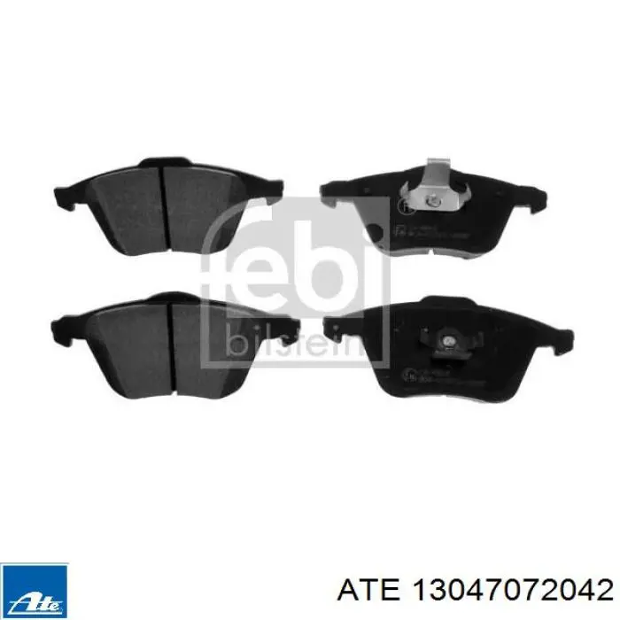 Гальмівні колодки ATE 13047072042 ціна, від 48.25 USD