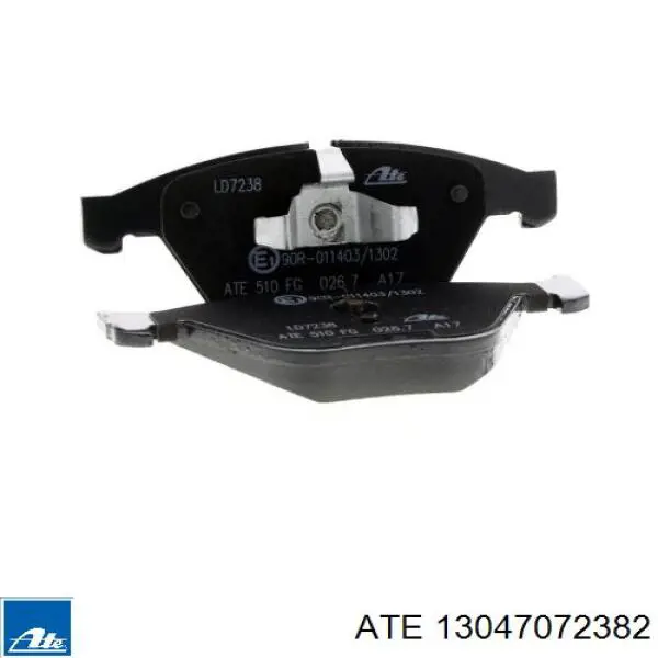 Гальмівні колодки ATE 13047072382 ціна, від 55.53 USD