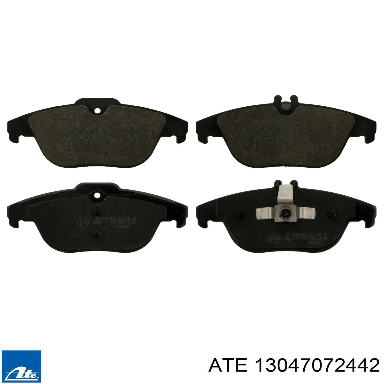 Задні гальмівні колодки ATE 13047072442 ціна, від 31.19 USD