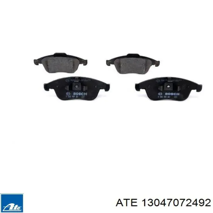 Гальмівні колодки ATE 13047072492 ціна, від 35.52 USD