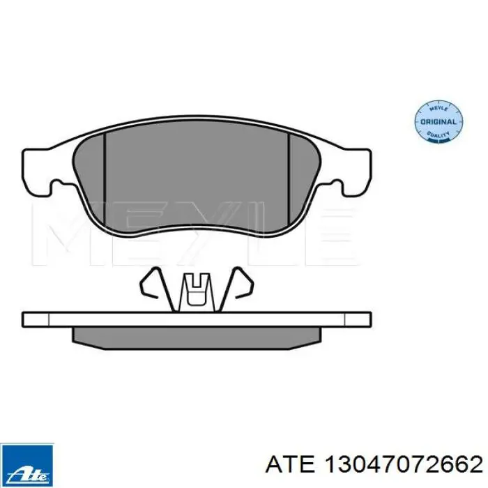 Гальмівні колодки ATE 13047072662 ціна, від 20.98 USD