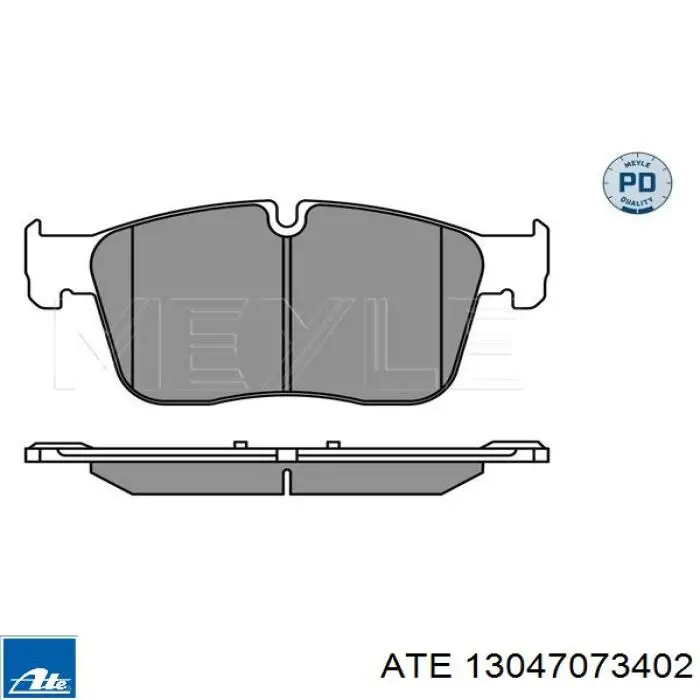 LR160437 Land Rover Передні гальмівні колодки