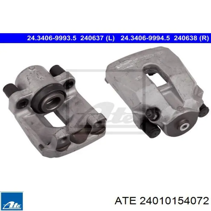 Ремкомплект супорту гальмівного переднього 24010154072 ATE