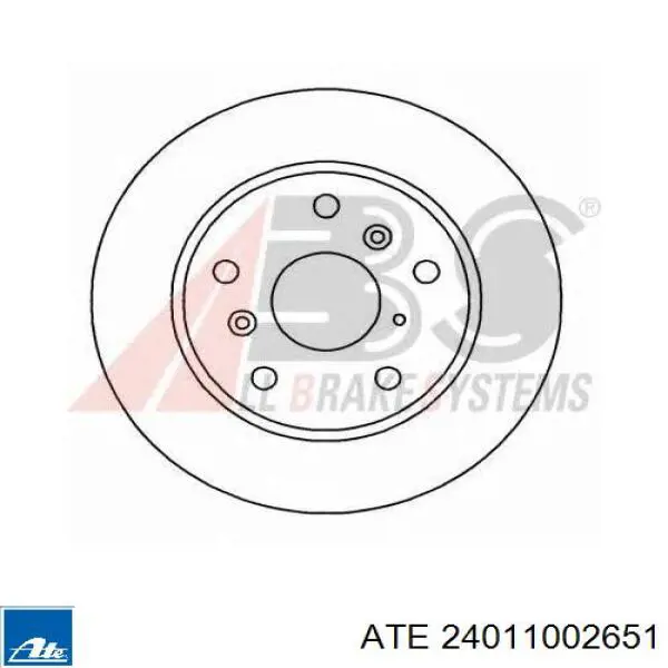 Диск гальмівний задній Mazda G0YD26251A