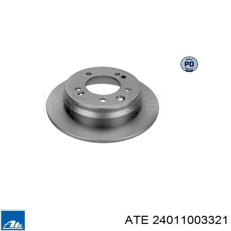Диск гальмівний задній 24011003321 ATE