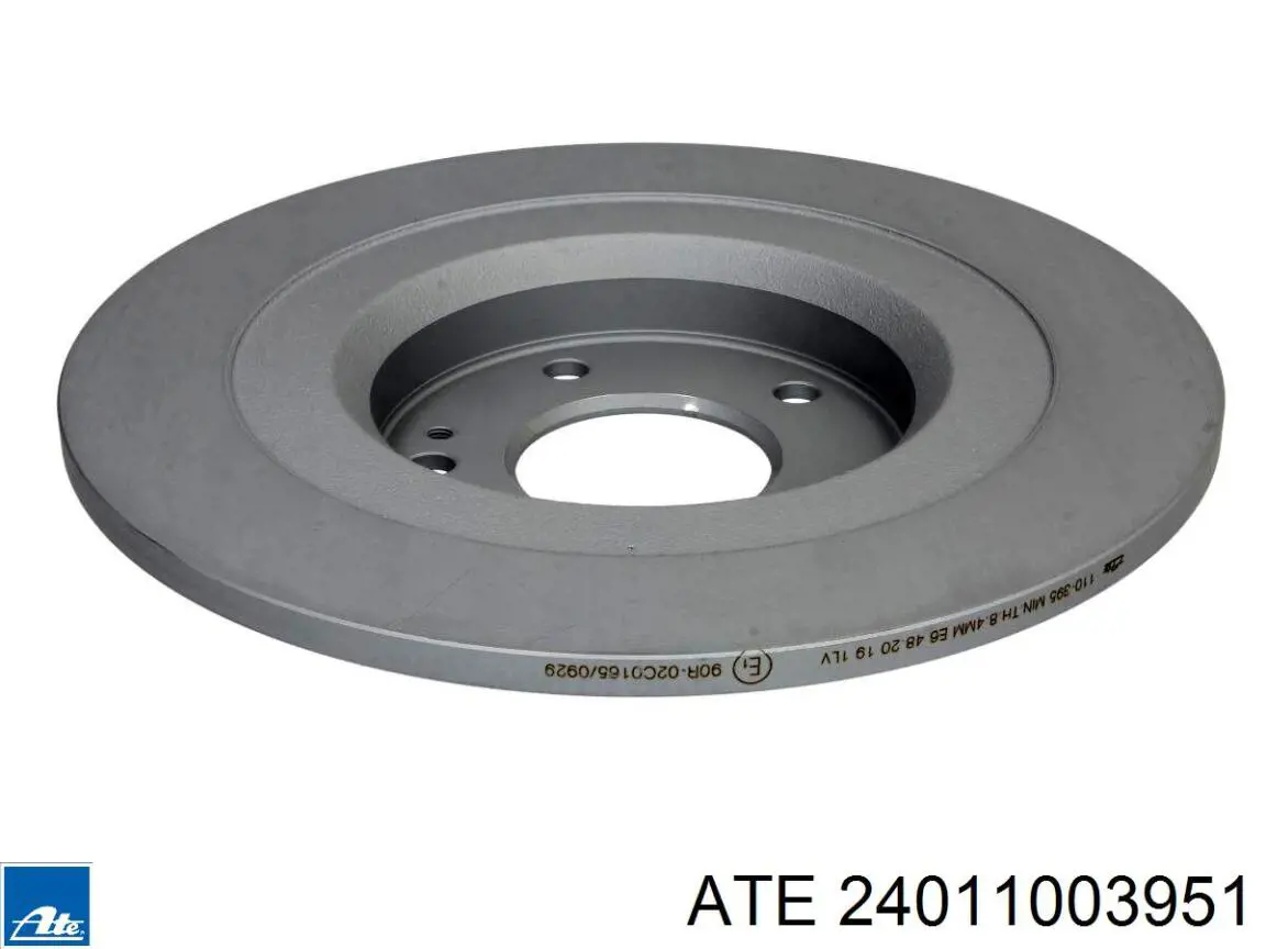 Диск гальмівний задній 24011003951 ATE