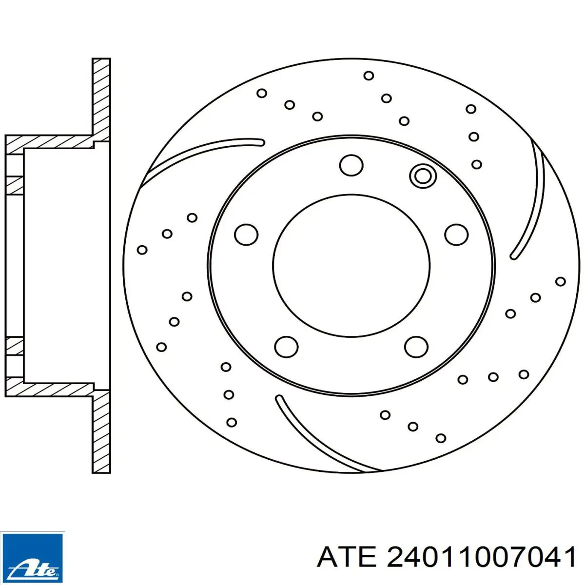 Задні дискові гальма ATE 24011007041 ціна, від 32.94 USD