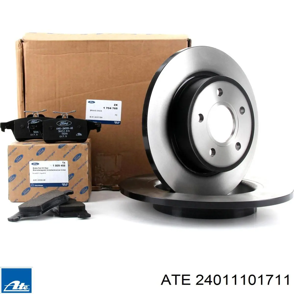 Задні дискові гальма ATE 24011101711 ціна, від 51.32 USD