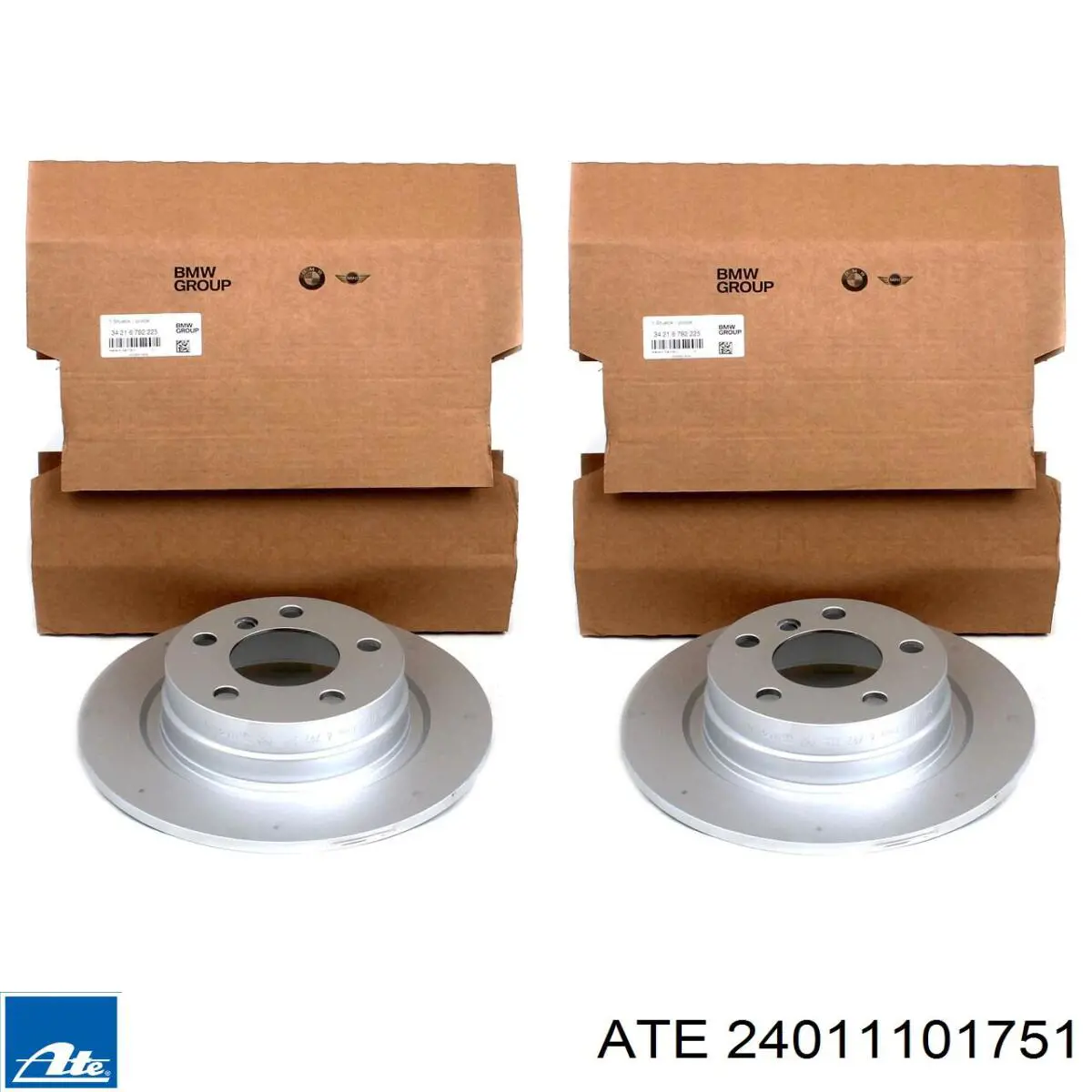 Задні дискові гальма ATE 24011101751 ціна, від 42.87 USD