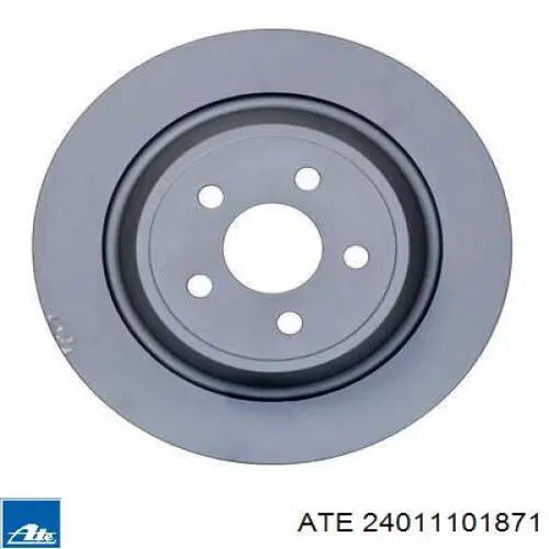 24011101871 ATE диск гальмівний задній