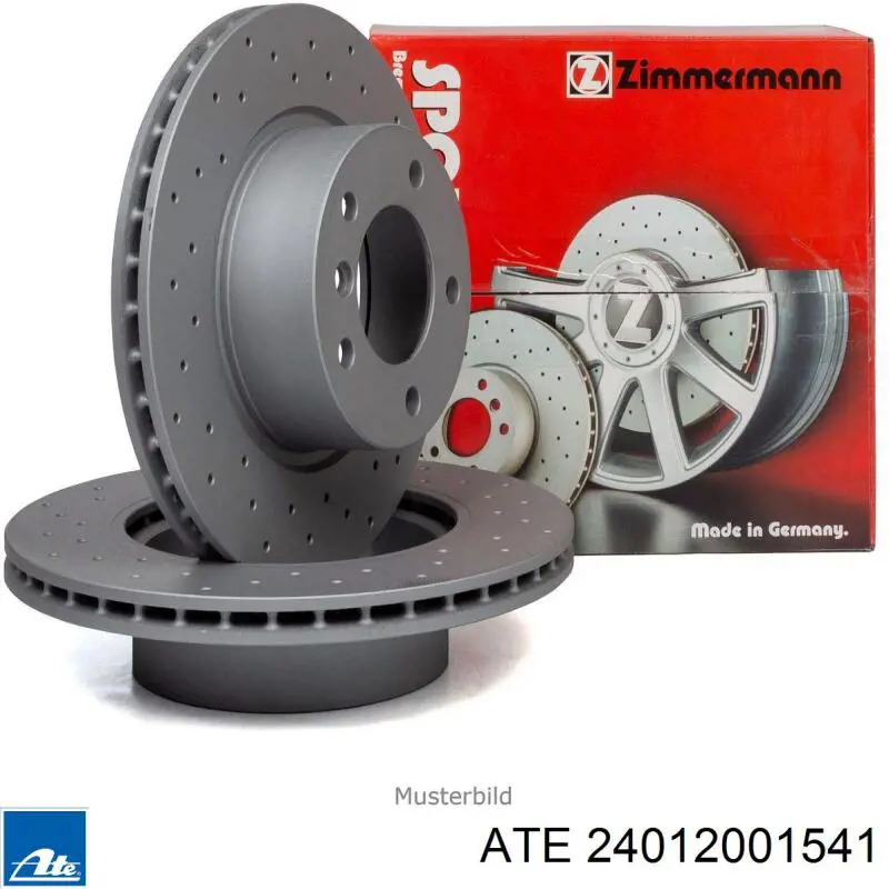 Задні дискові гальма ATE 24012001541 ціна, від 54.75 USD