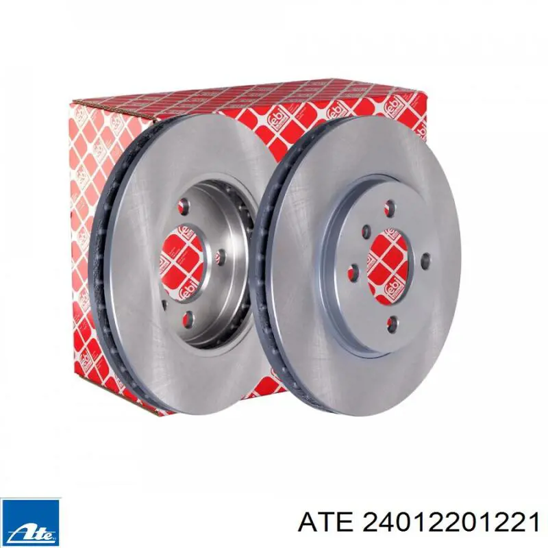 Диск переднього гальма ATE 24012201221 ціна, від 34.15 USD