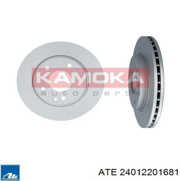 Диск переднього гальма ATE 24012201681 ціна, від 30.61 USD