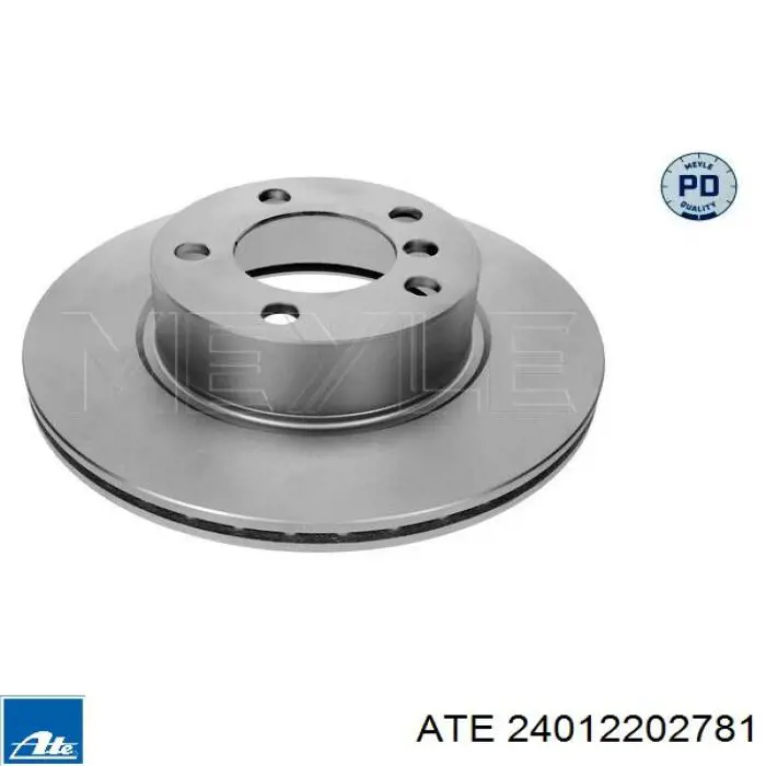 Диск переднього гальма ATE 24012202781 ціна, від 73.93 USD