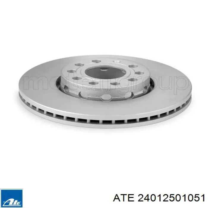 Диск переднього гальма ATE 24012501051 ціна, від 51.41 USD