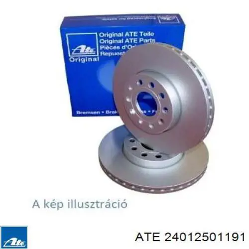 Диск переднього гальма ATE 24012501191 ціна, від 45.72 USD