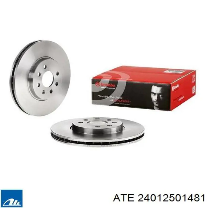 Диск переднього гальма ATE 24012501481 ціна, від 39.75 USD