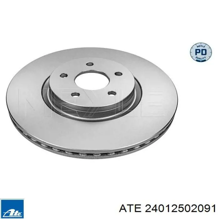 Диск переднього гальма ATE 24012502091 ціна, від 66.59 USD