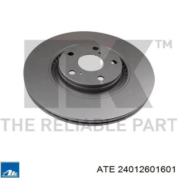 24012601601 ATE диск гальмівний передній