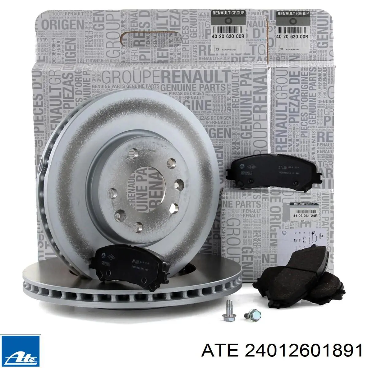 Диск переднього гальма ATE 24012601891 ціна, від 83.72 USD