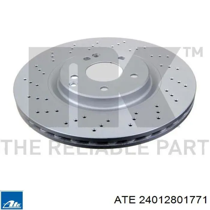 24012801771 ATE диск гальмівний передній