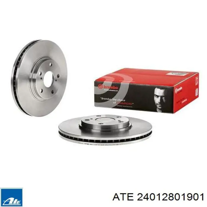 Диск переднього гальма ATE 24012801901 ціна, від 54.79 USD