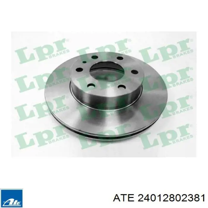 Диск переднього гальма ATE 24012802381 ціна, від 48.37 USD