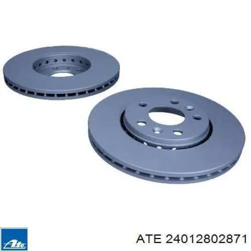 Диск переднього гальма ATE 24012802871 ціна, від 75.80 USD