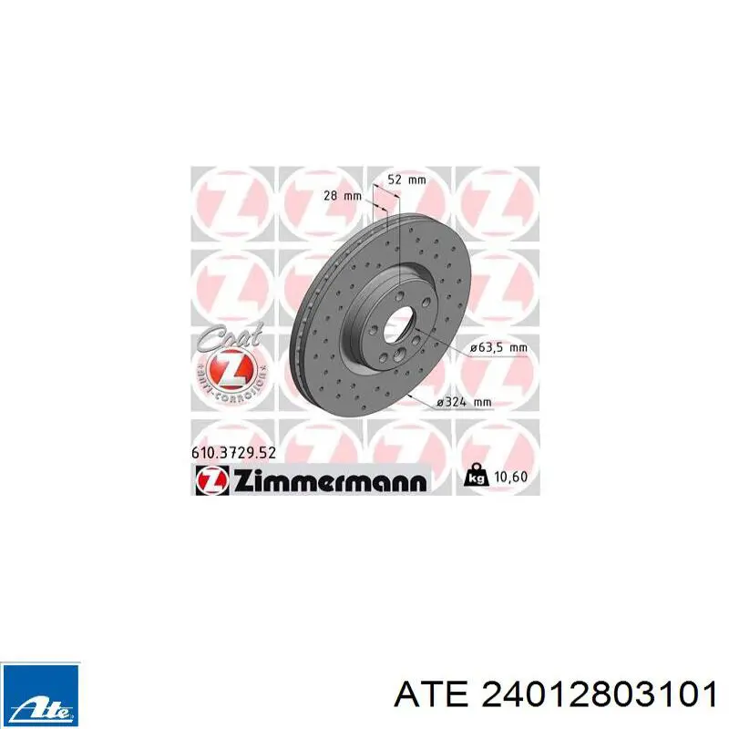 Диск переднього гальма ABS 18579 ціна, від 87.26 USD