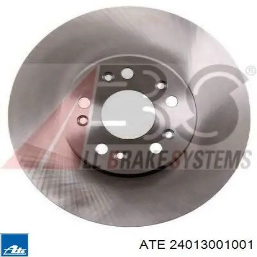 Диск переднього гальма ATE 24013001001 ціна, від 77.52 USD