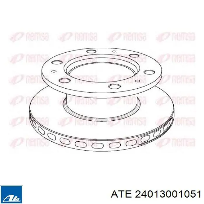 Диск переднього гальма Ford 6172906 ціна, від 58.30 USD